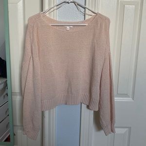 Lauren Conrad cropped sweater. Size XL